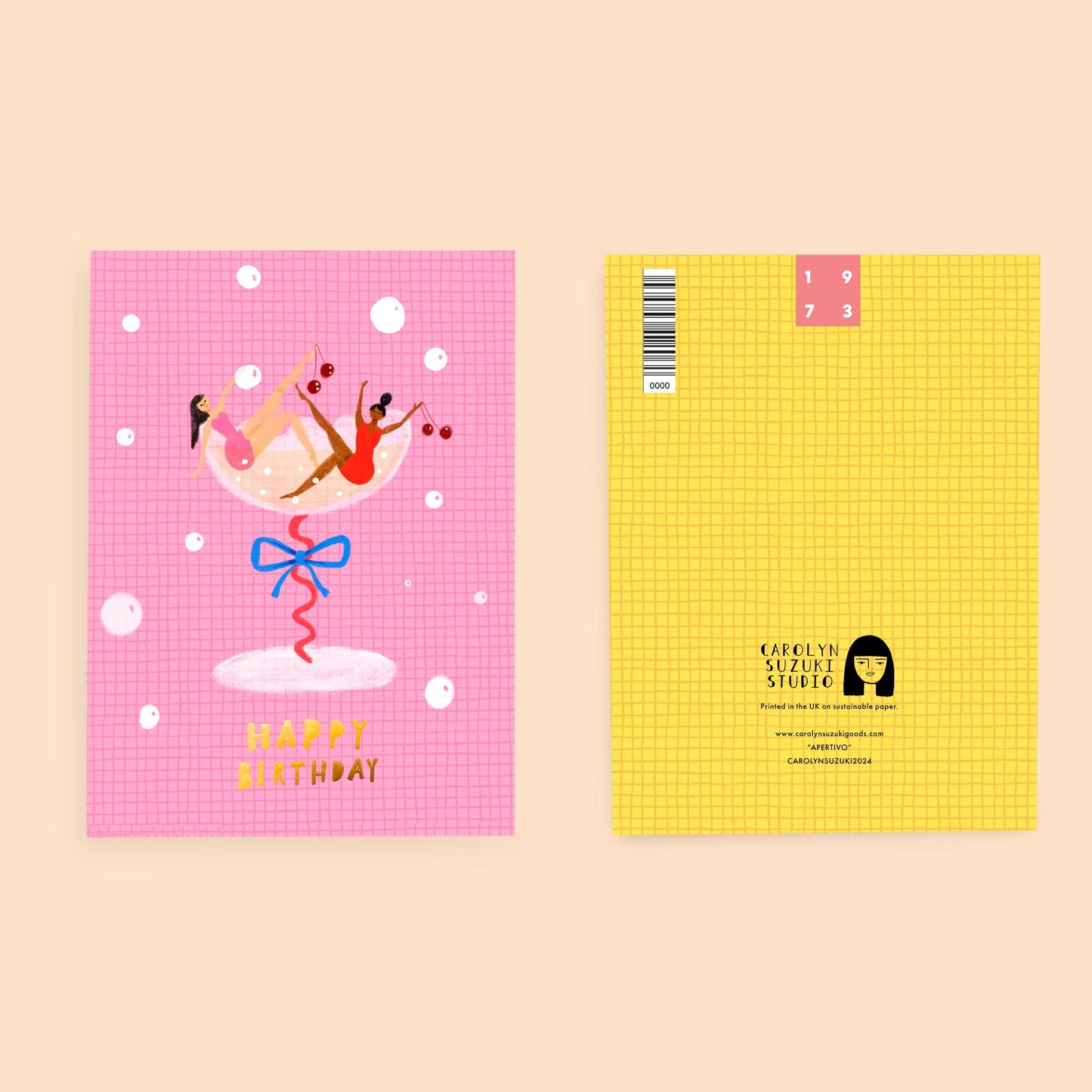 APERITIVO - Birthday Card - by Carlyle Avenue