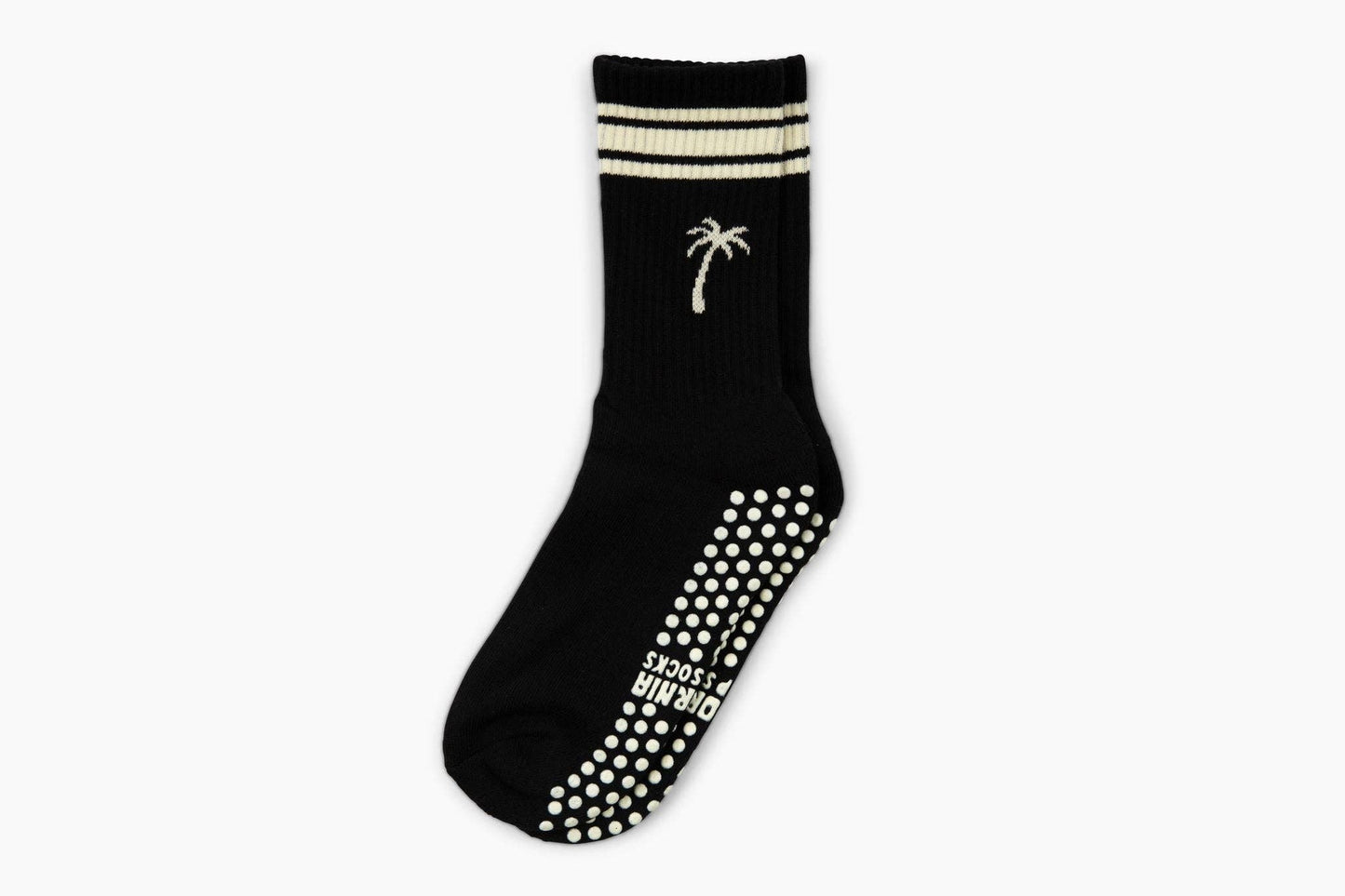 The Palm Grip Socks - Black - by Carlyle Avenue