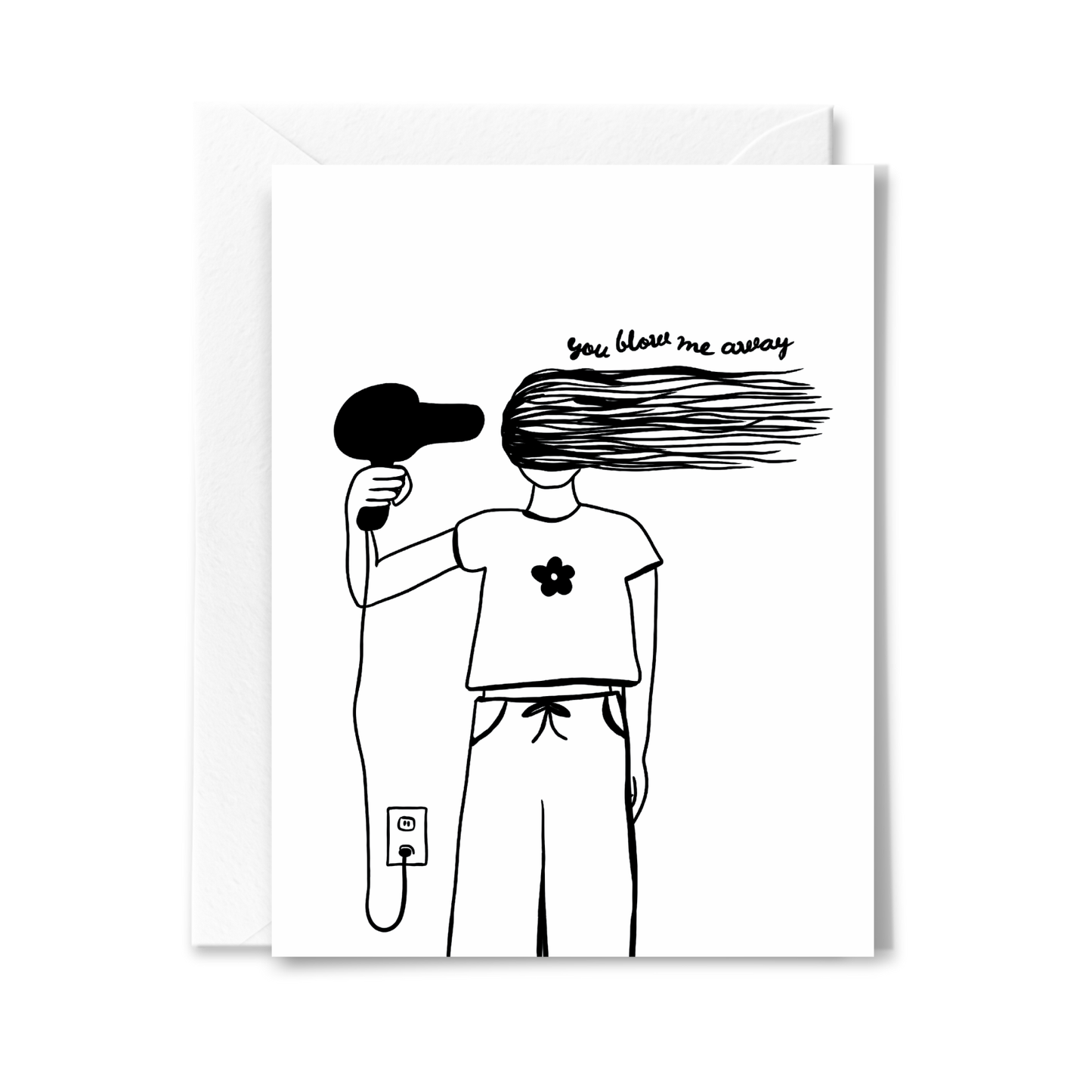 Blow Me Away Card - Greeting Cards by Carlyle Avenue