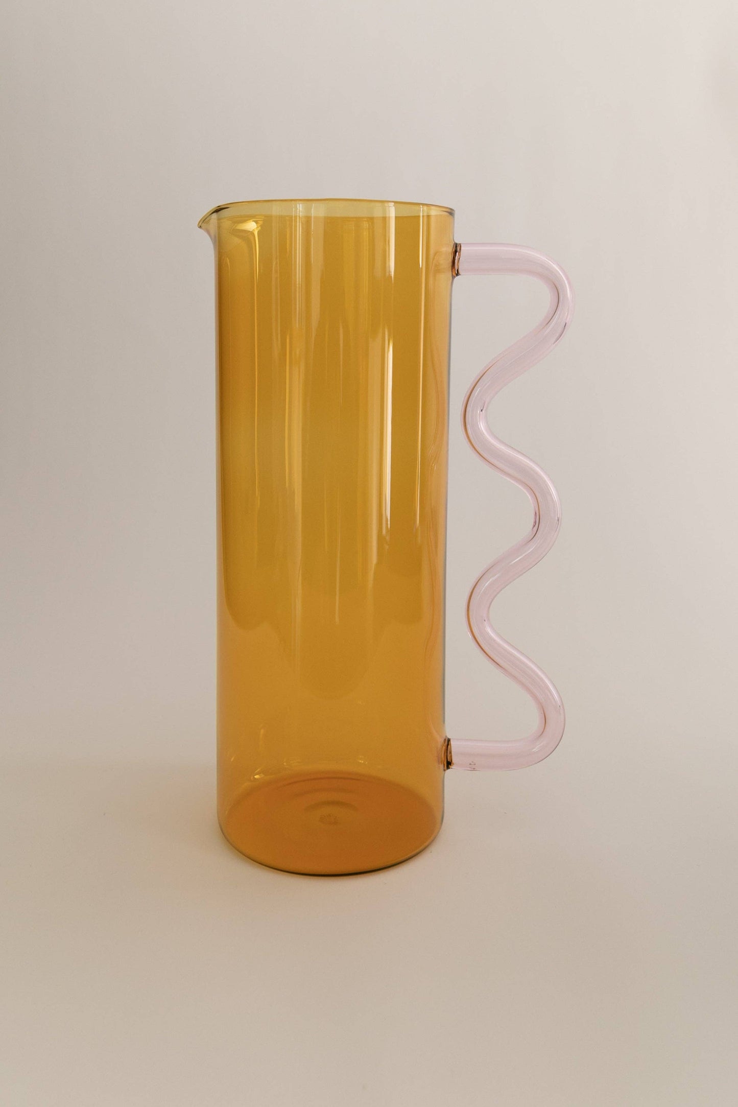 Wave Pitcher, Yellow/pink - by Carlyle Avenue