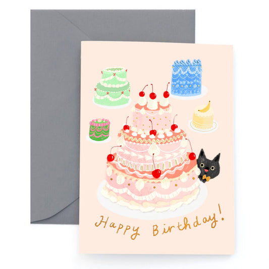 LE GATEAU  - Birthday Card - Greeting Cards by Carlyle Avenue