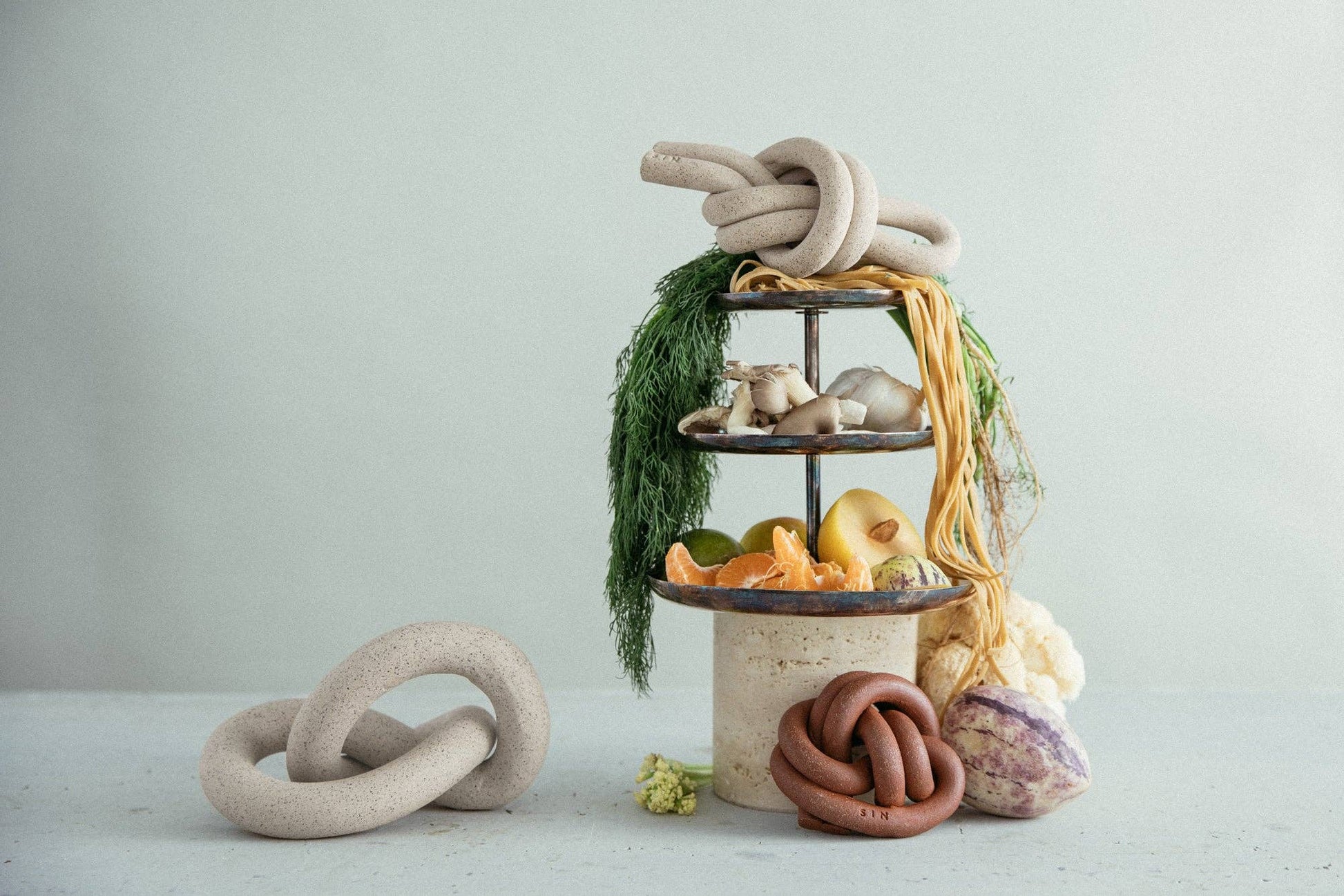 Infinity Knot, Sand -  by Carlyle Avenue