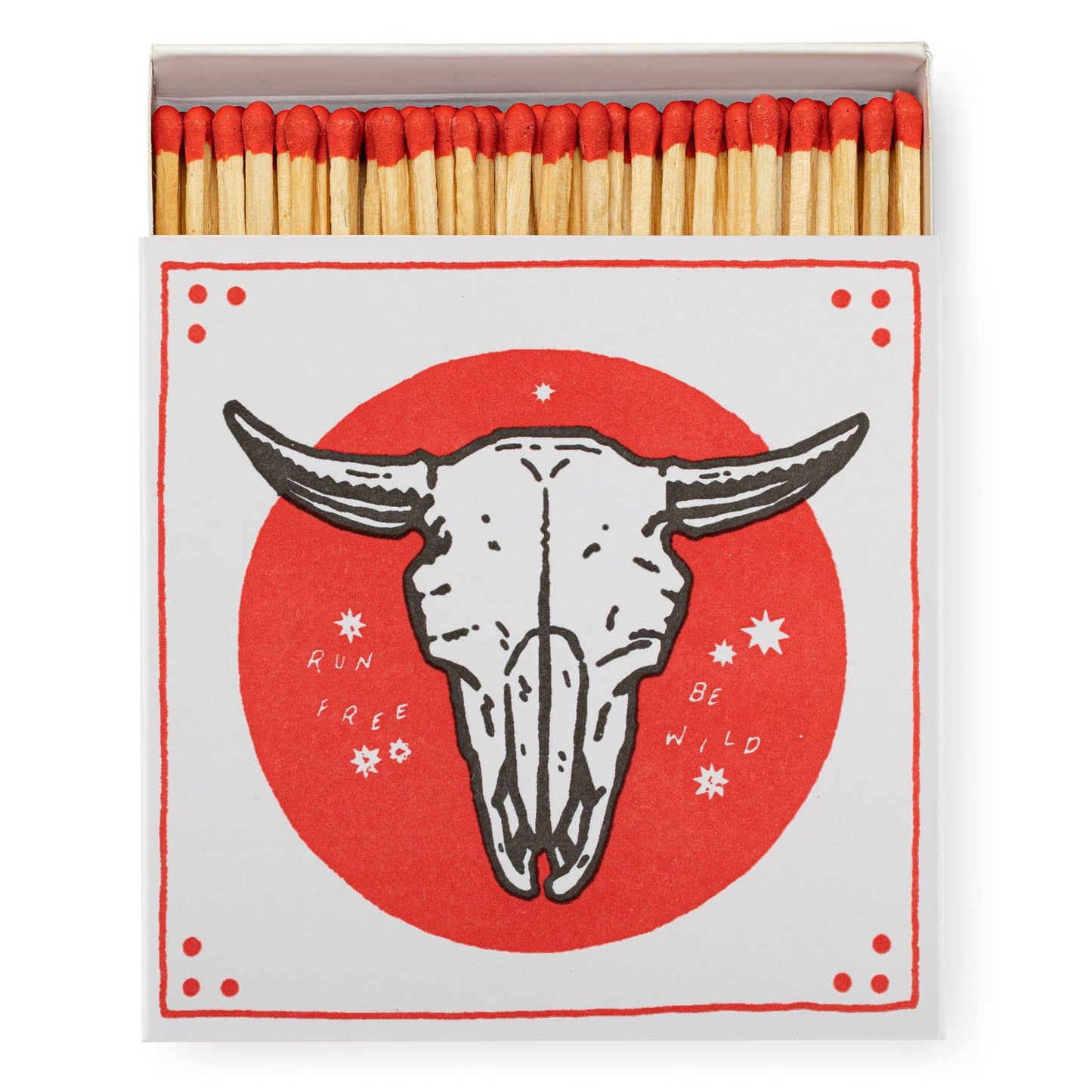 Saint No skull | Square - Safety Matches - by Carlyle Avenue