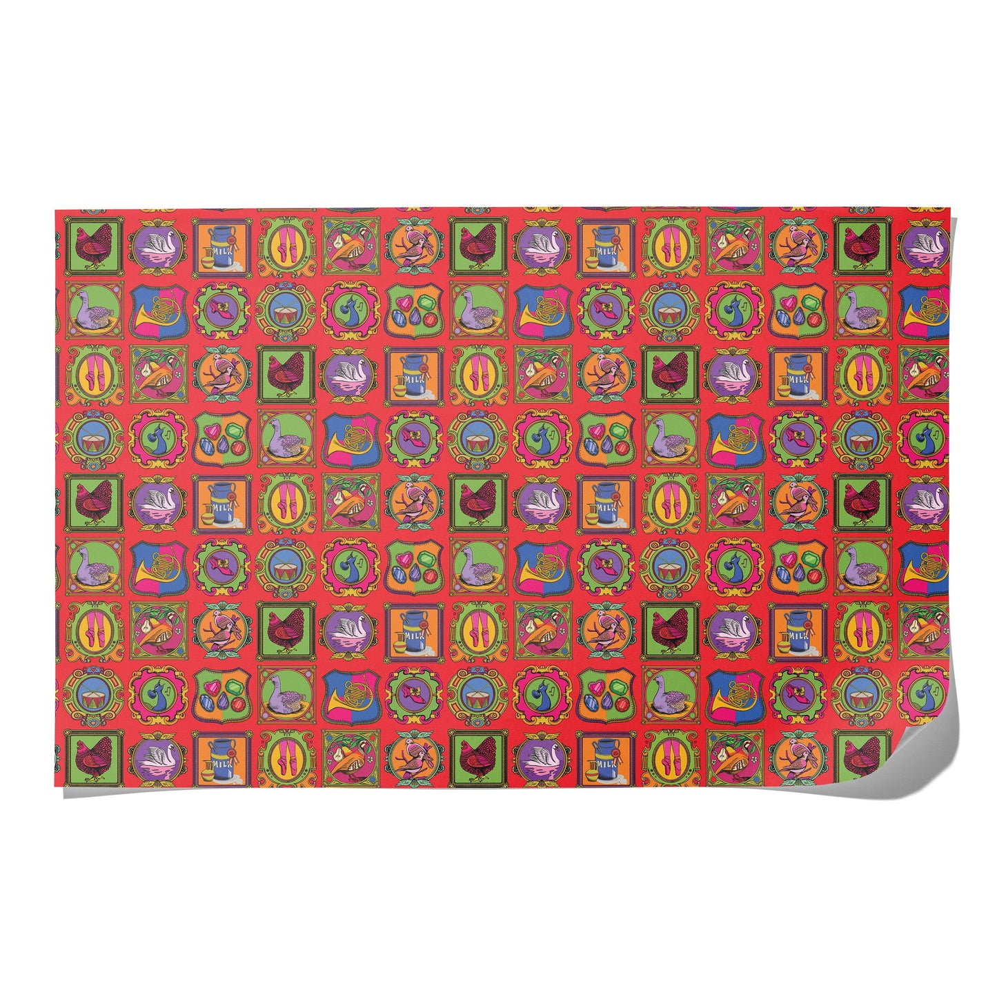 12 Days of Christmas wrapping paper - by Carlyle Avenue