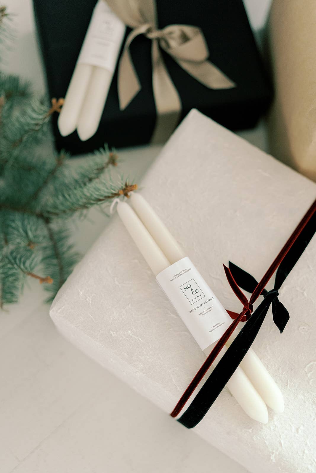 10" & 14" - 100% Beeswax Dipped Candles | Natural White - by Carlyle Avenue