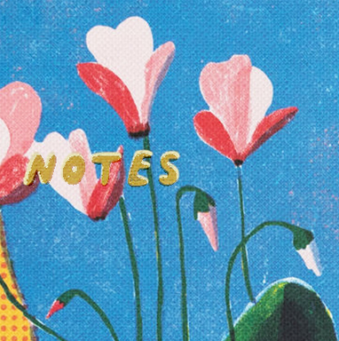 CYCLAMEN - Canvas Notebook - Stationary by Carlyle Avenue