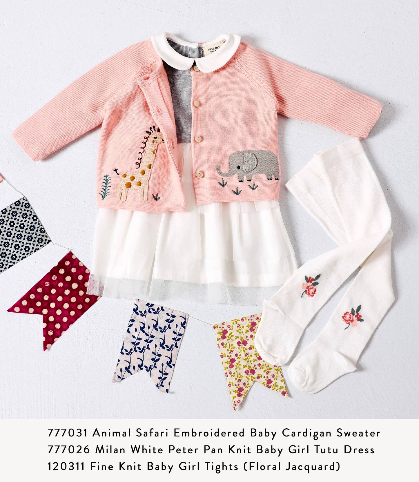 Animal Safari Embroidered Baby Cardigan Sweater (Organic) - by Carlyle Avenue
