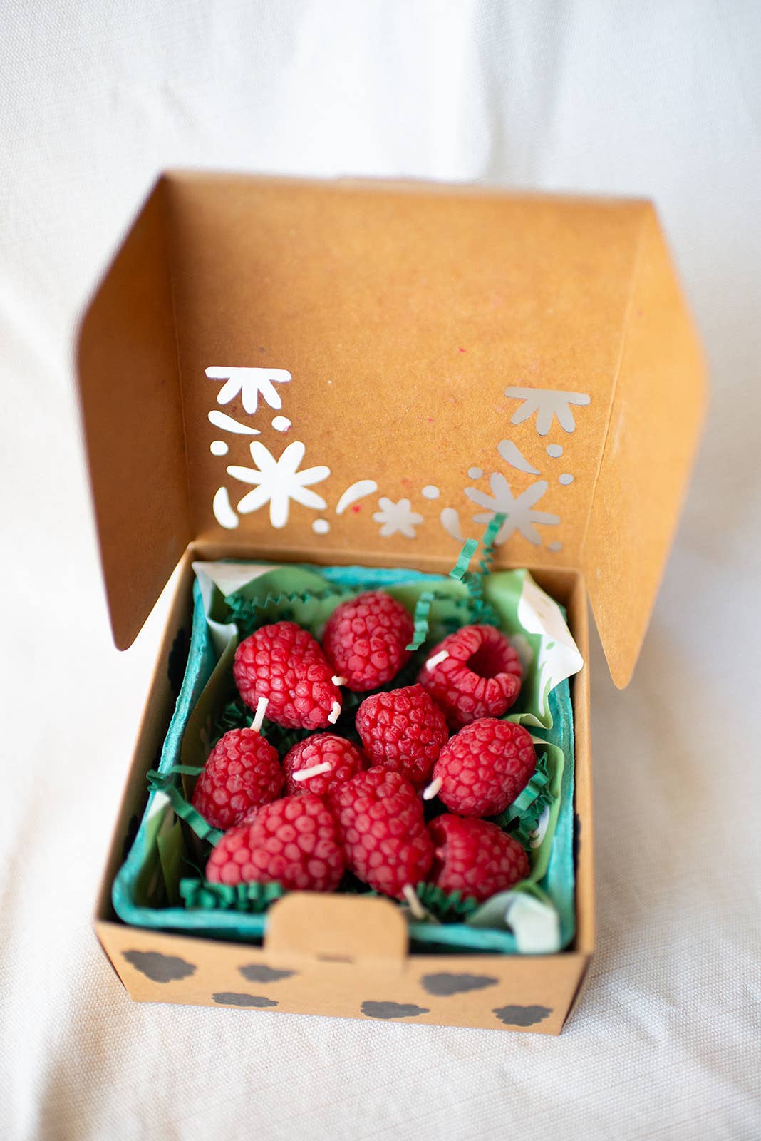 Beeswax Raspberry Birthday Candles - Candles by Carlyle Avenue