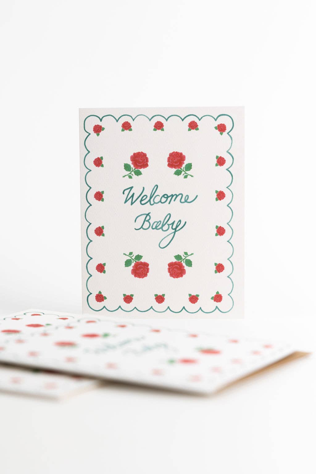 Rose Baby Card - Greeting Cards by Carlyle Avenue