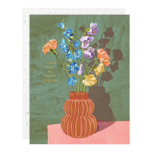 Sweet Days Vase - Love + Friendship Card -  by Carlyle Avenue