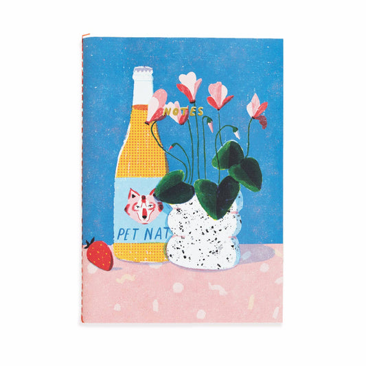 CYCLAMEN - Canvas Notebook - Stationary by Carlyle Avenue