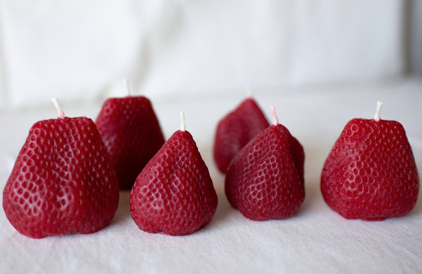 Beeswax Large Strawberries - Set of 2 - Candles by Carlyle Avenue