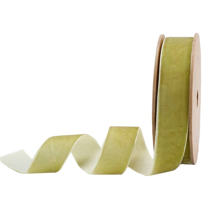 16 Colors | 1" Velvet Ribbon | 10 Yard Roll -  by Carlyle Avenue