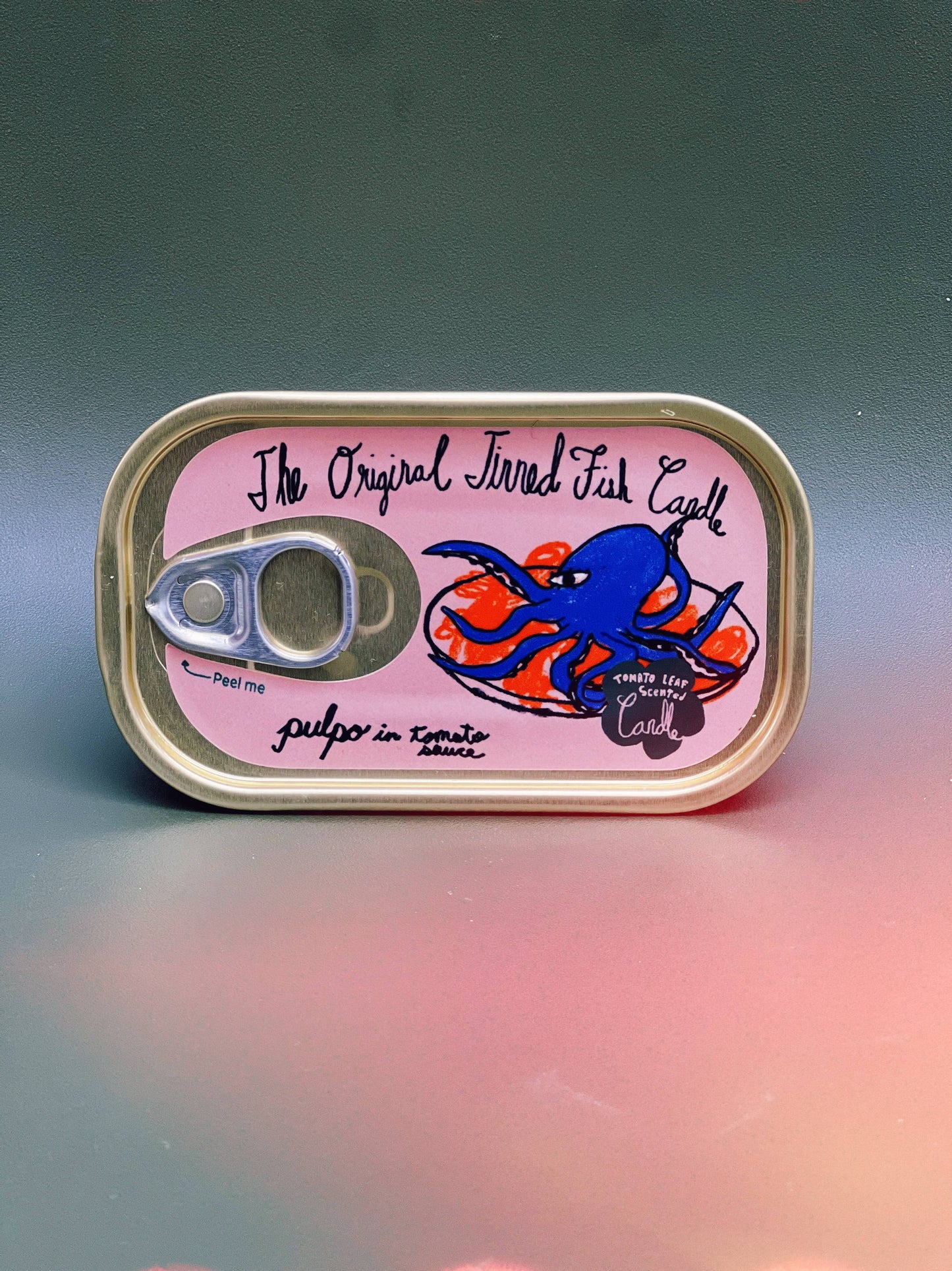 Tinned Fish Candle - Pulpo in Tomato Sauce - Candles by Carlyle Avenue