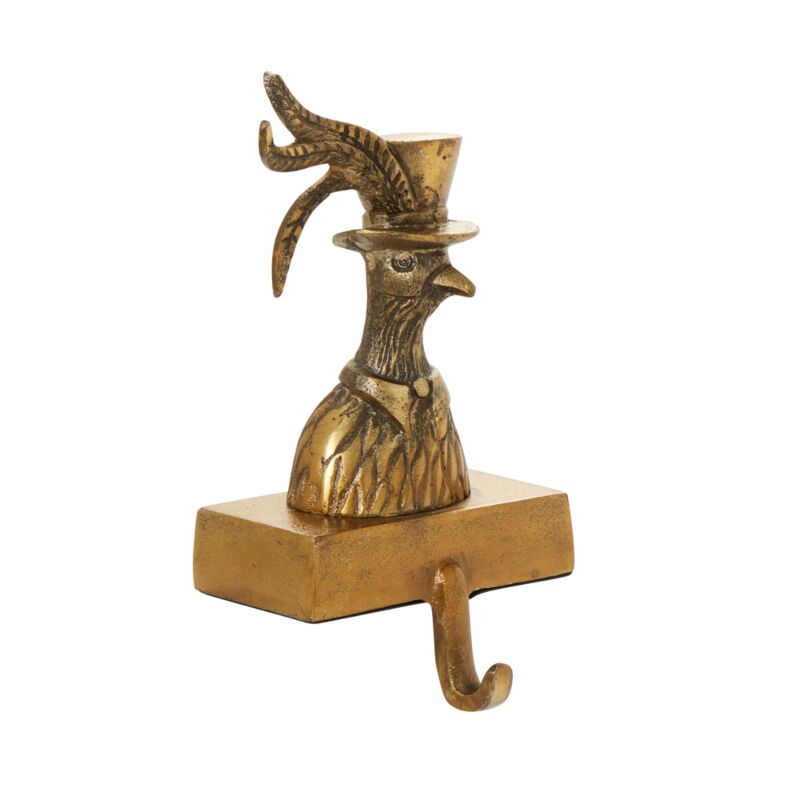 Antique Gold Animal Stocking Holders - Christmas Decor by Carlyle Avenue