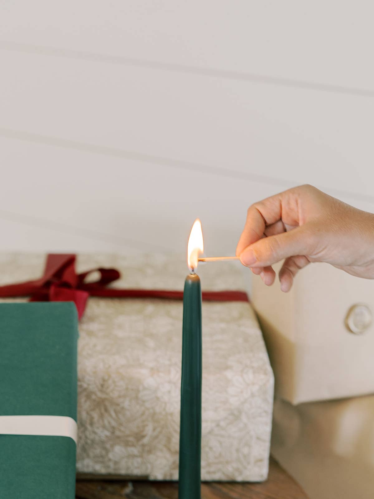 10" & 14" - 100% Beeswax Dipped Candles | Forest Green - by Carlyle Avenue