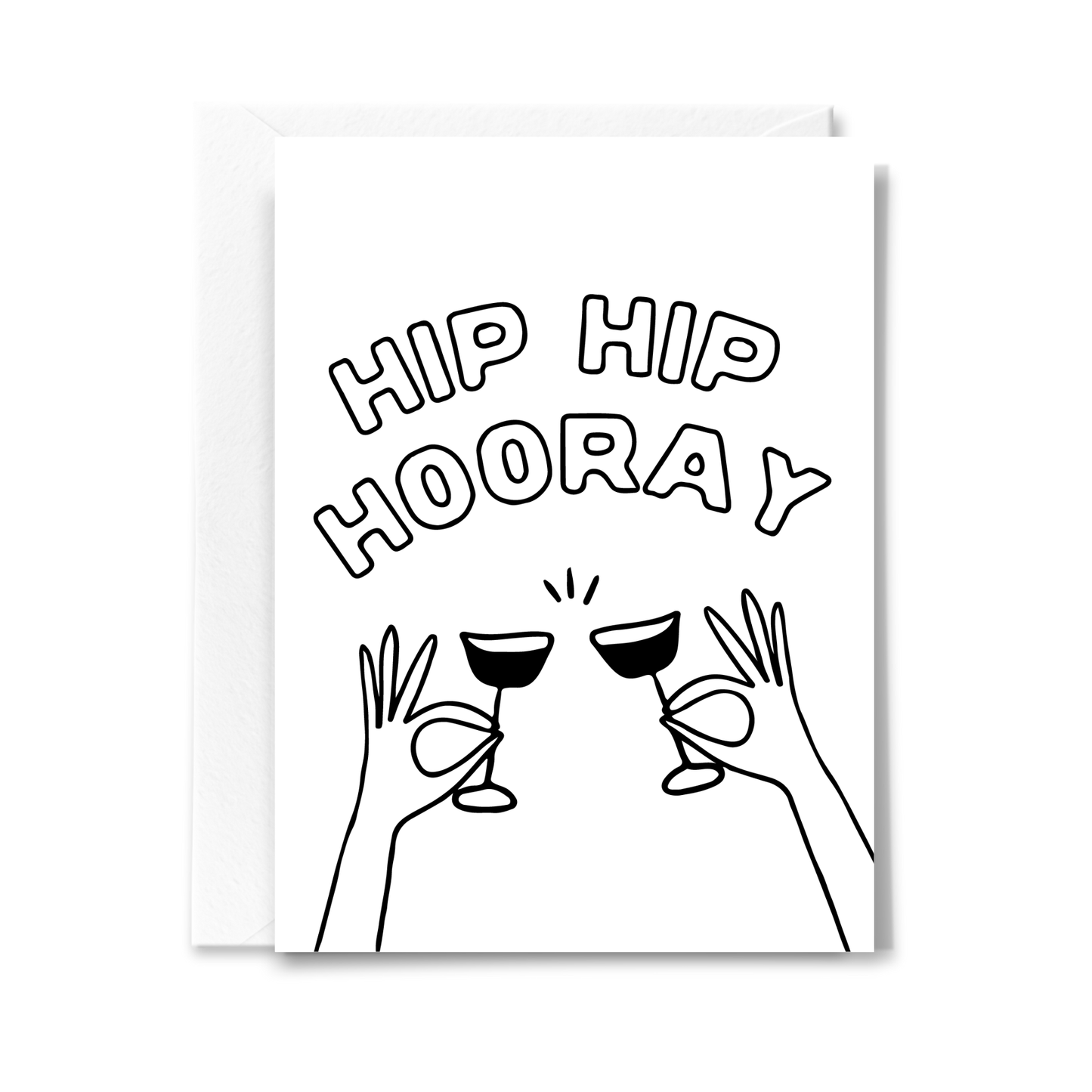 Hip Hip Hooray Card - by Carlyle Avenue