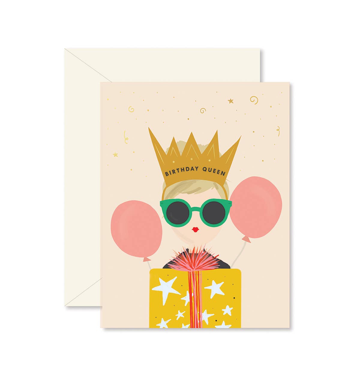 Birthday Queen Greeting Card - by Carlyle Avenue