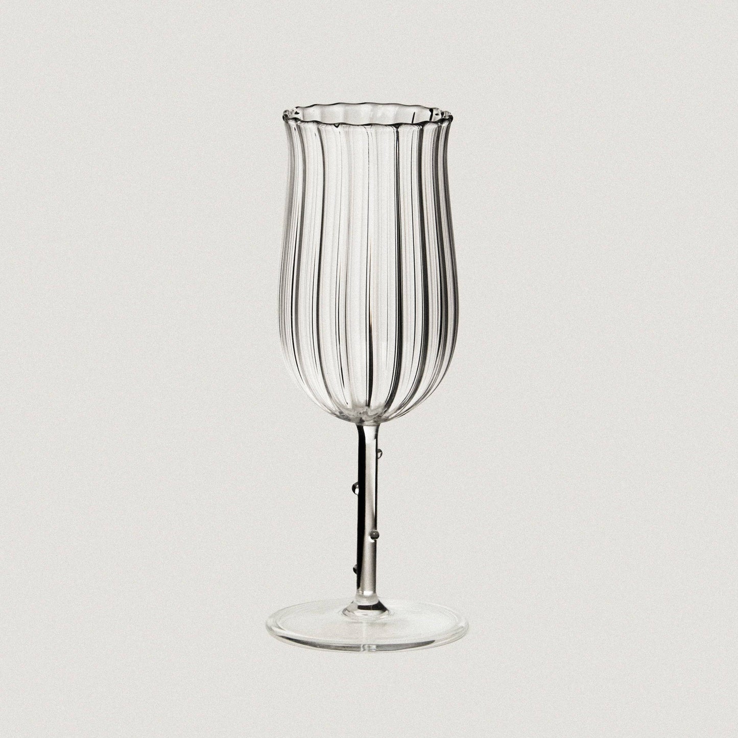 Tulip Wine Glass, Clear (Set of 4) - Glassware by Carlyle Avenue