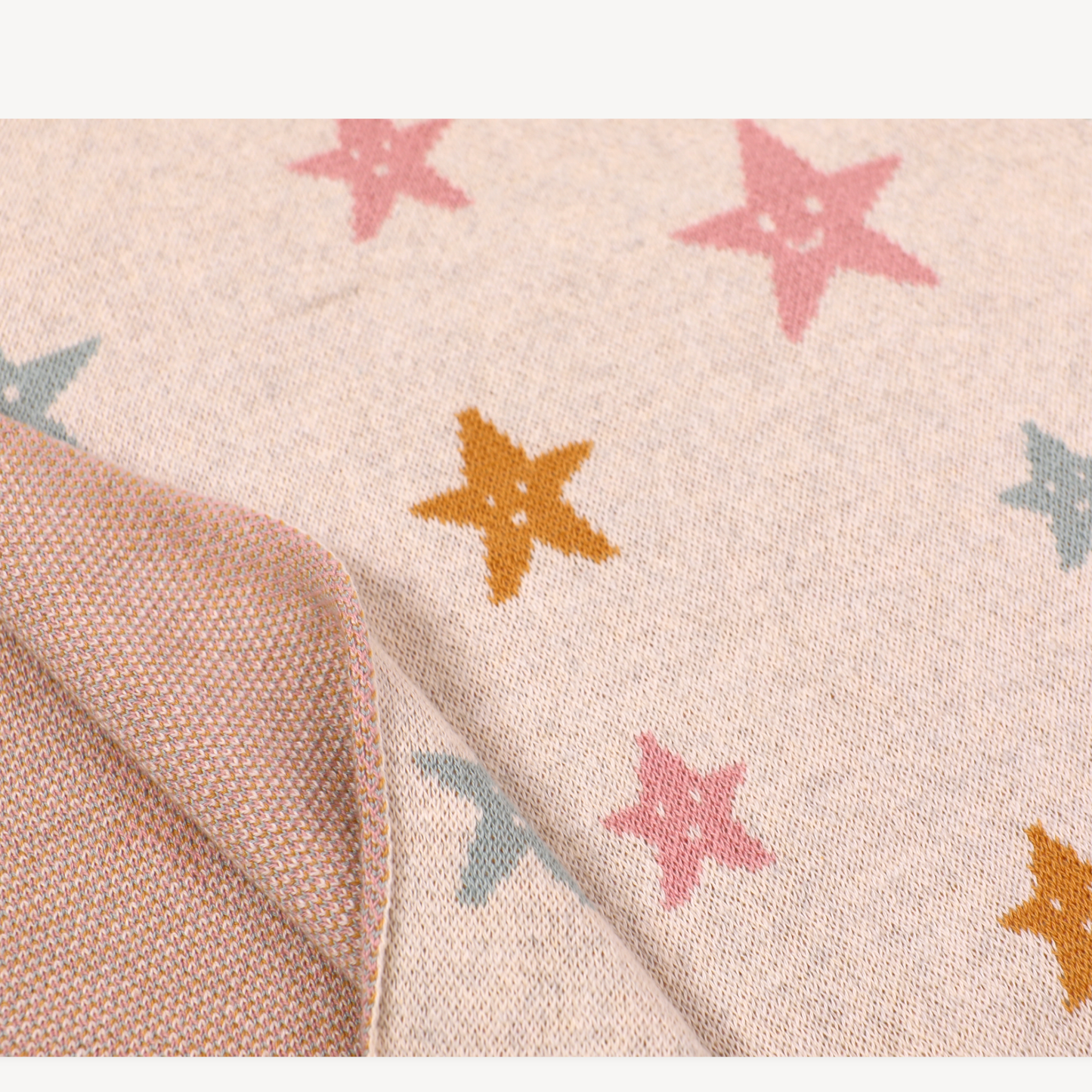 Stars Baby Jacquard Knit Blanket & Lovey Gift SET (Organic) - by Carlyle Avenue