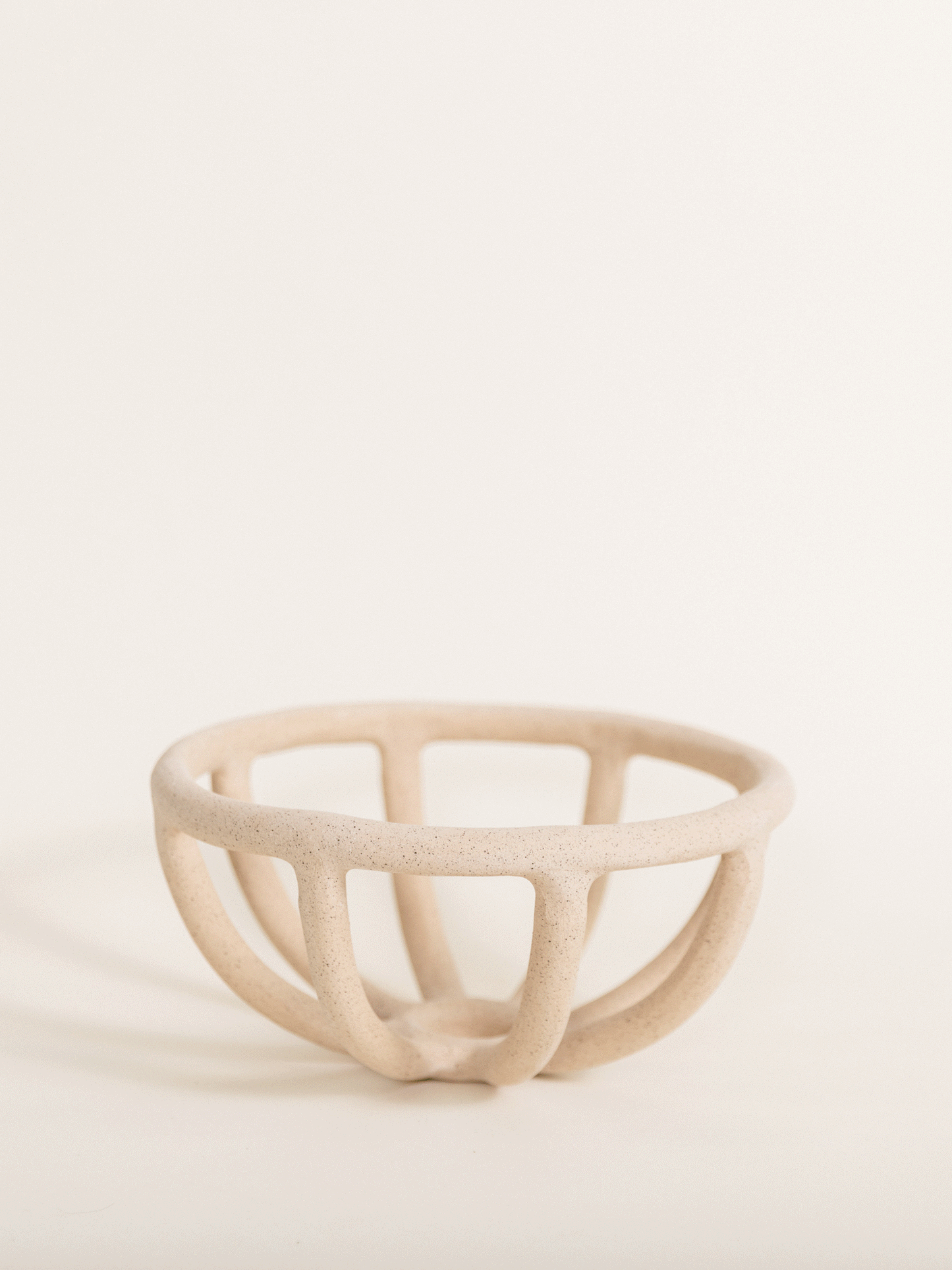 Prong Fruit Bowl, Sand - Decorative Bowls by Carlyle Avenue