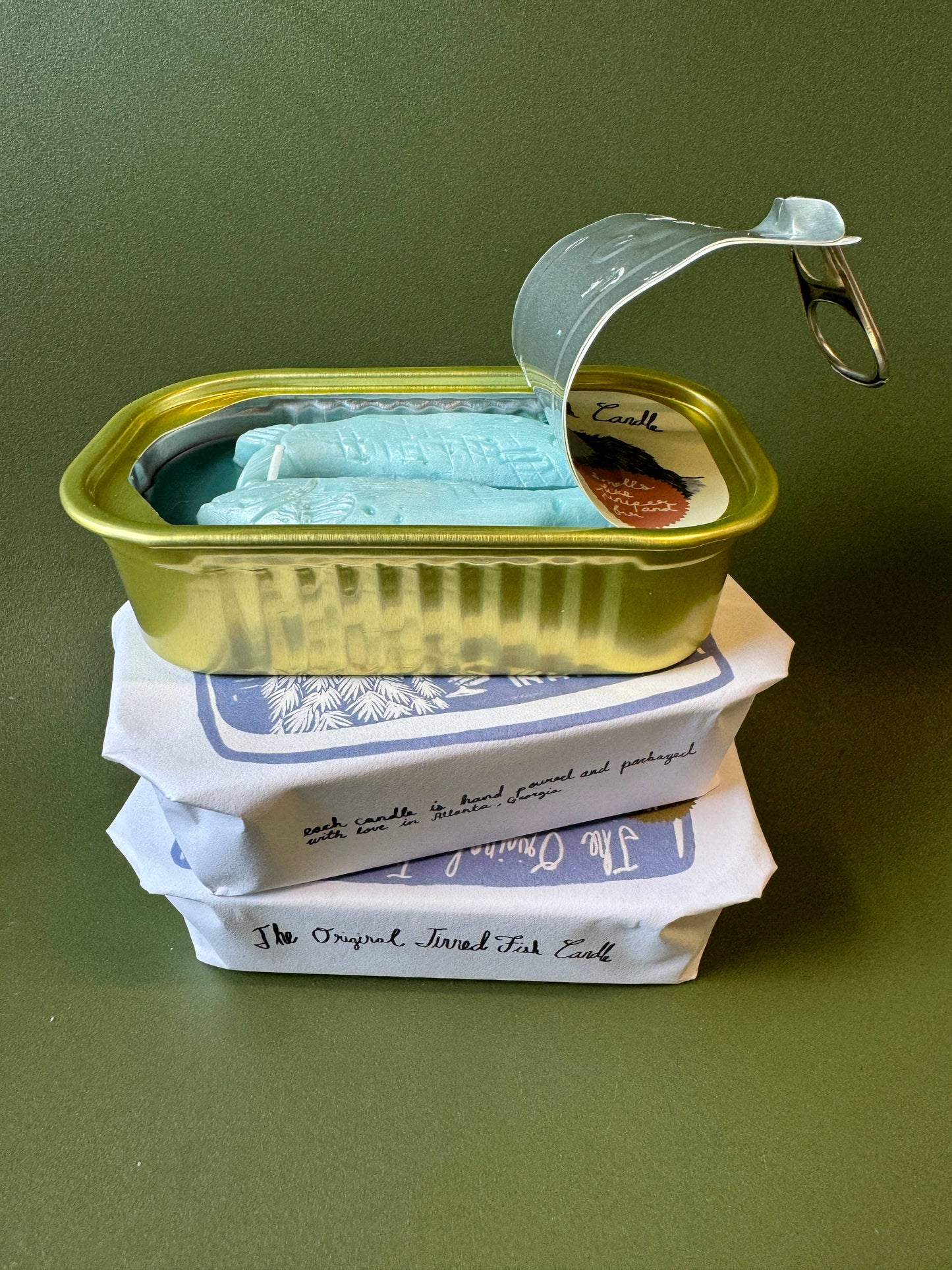 Tinned Fish Candle - Juniper and Fraser Fir - by Carlyle Avenue