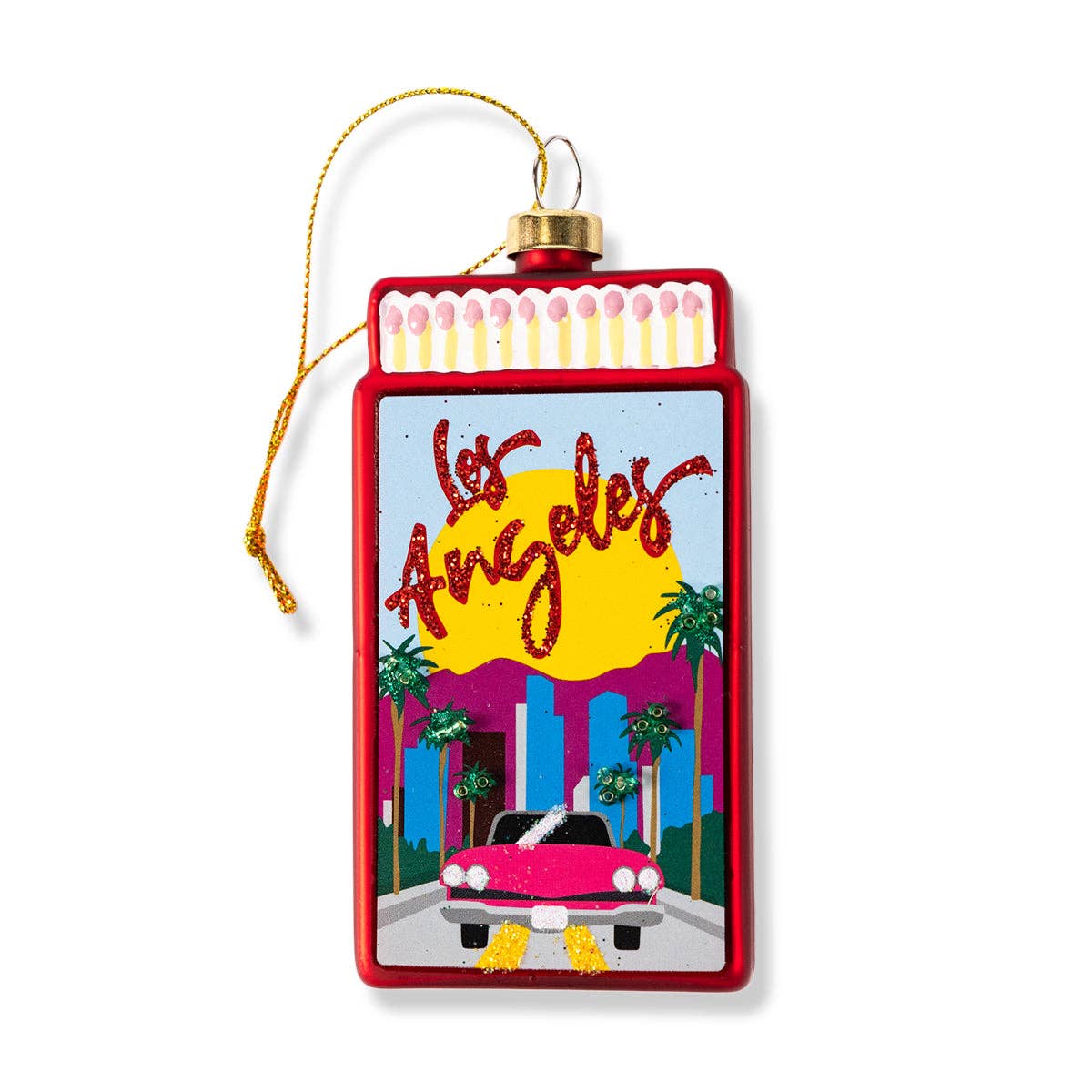 Matchbook Ornament - Los Angeles - by Carlyle Avenue