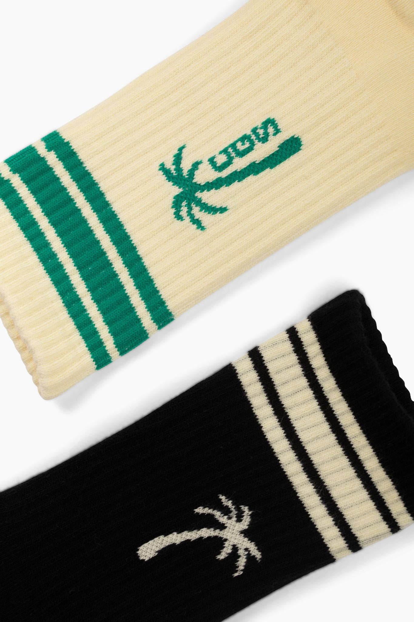 The Palm Grip Socks - Black - by Carlyle Avenue