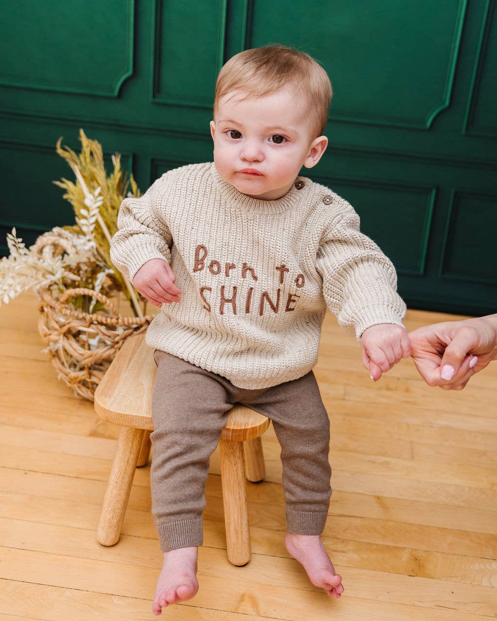 Pocket Sweater Knit Baby Legging Pants (Organic Cotton) - Kids Clothing by Carlyle Avenue
