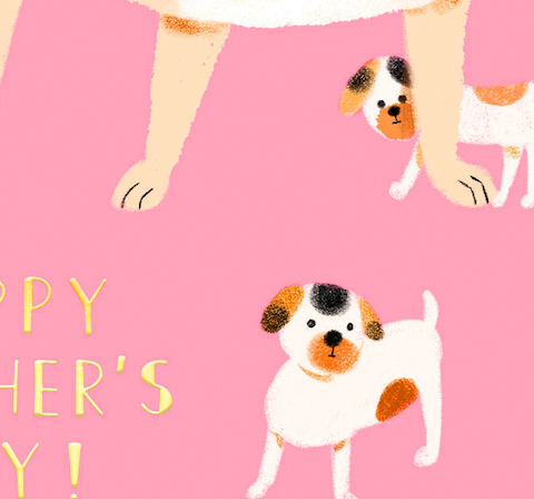 PUG MAMA - Mother's Day Card - by Carlyle Avenue