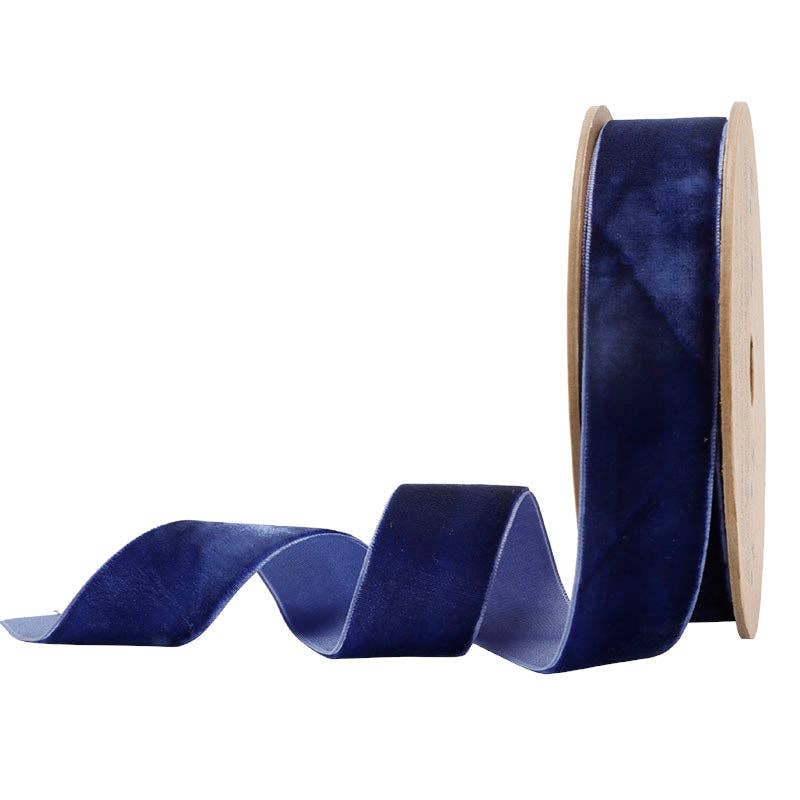 16 Colors | 1" Velvet Ribbon | 10 Yard Roll -  by Carlyle Avenue