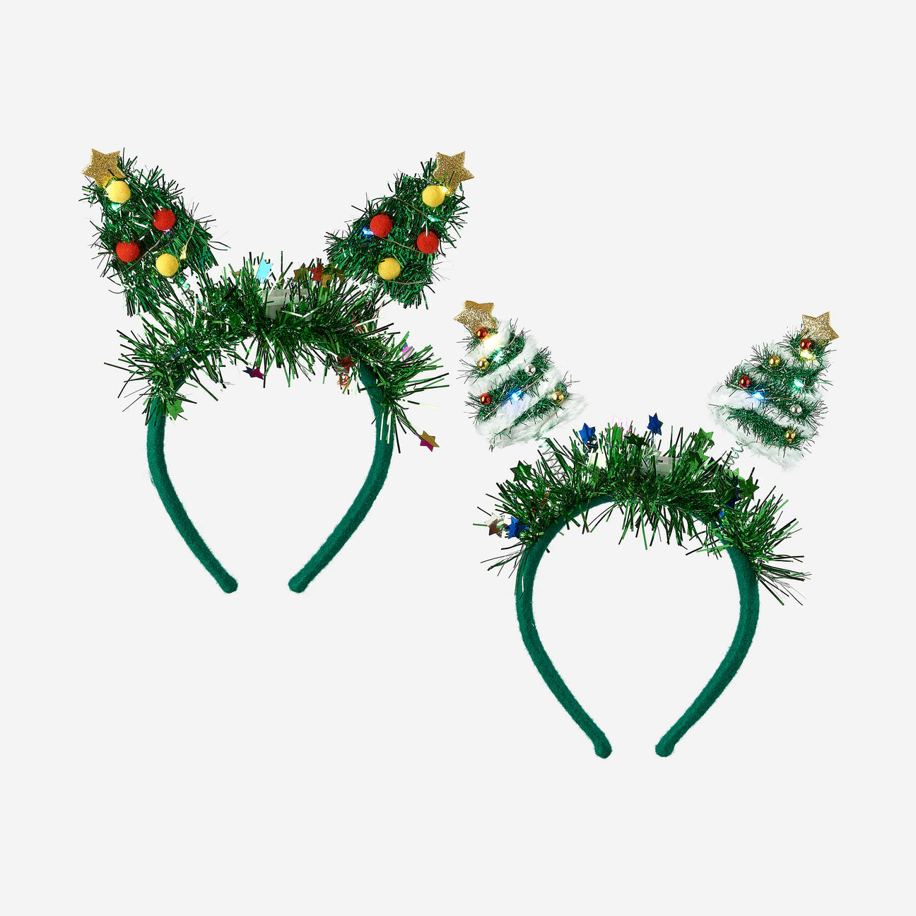 Lighted Tree Headband - Set of 4 Assorted