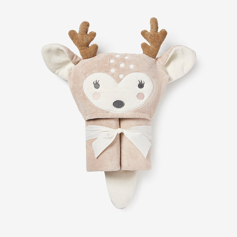 Hooded Baby Bath Wrap - Fawn - Kids by Carlyle Avenue