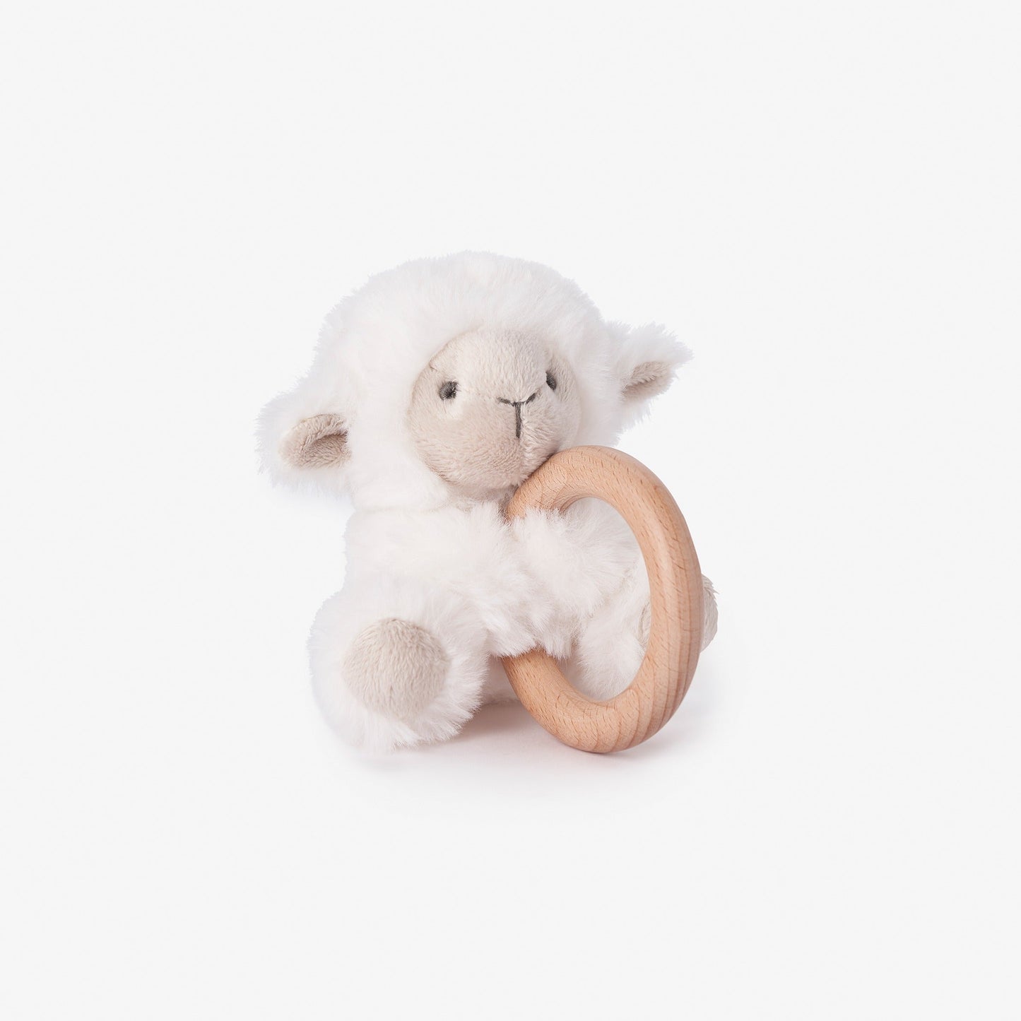 Ring Rattle Plush - Lamb - Kids by Carlyle Avenue