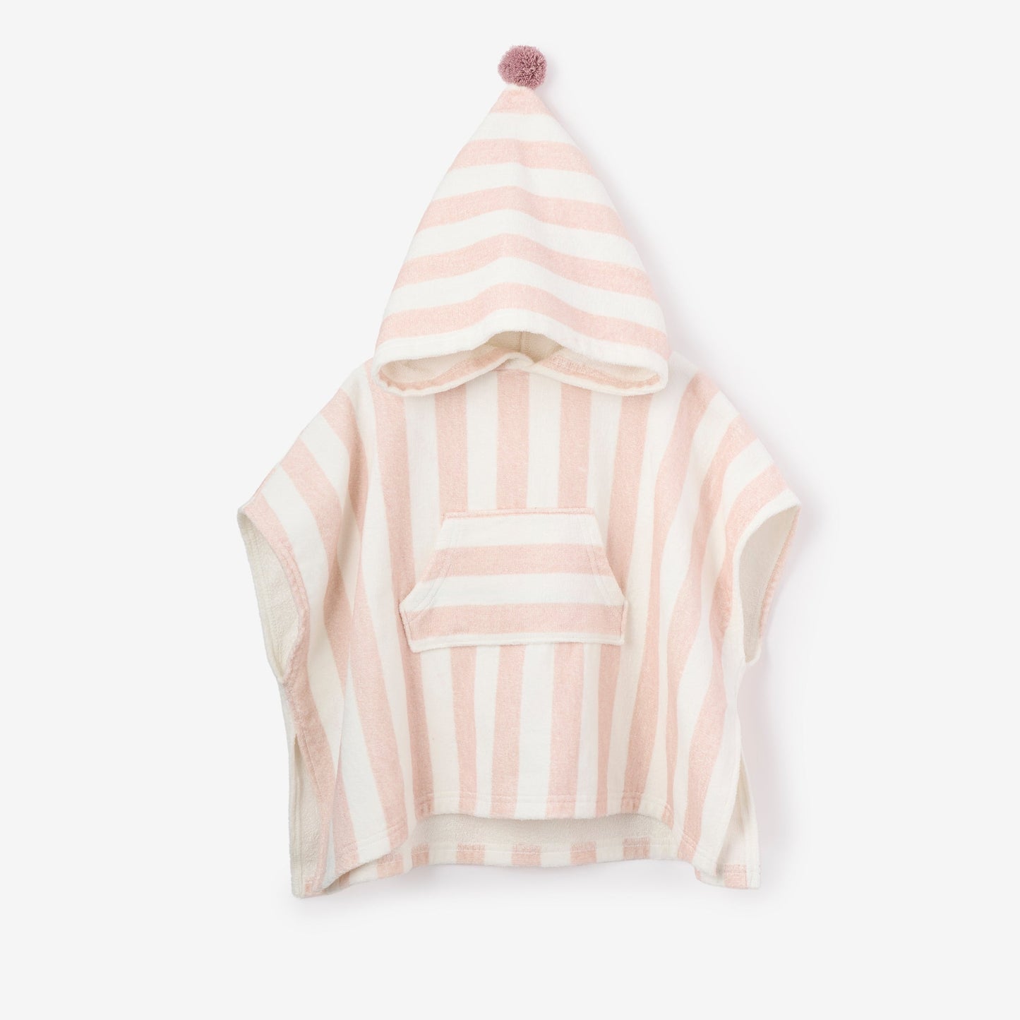 Beach Poncho Coverup - Pink Stripe - Kids by Carlyle Avenue