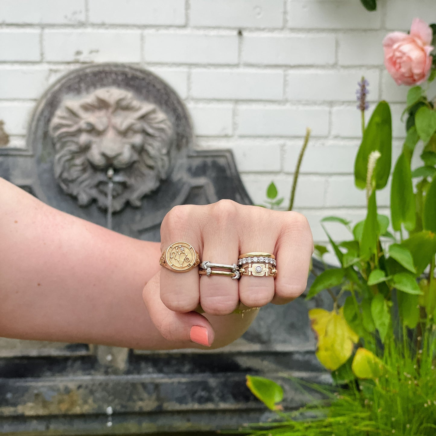Vintage 14k Leo Ring Sz 8.75 - Jewelry by Carlyle Avenue