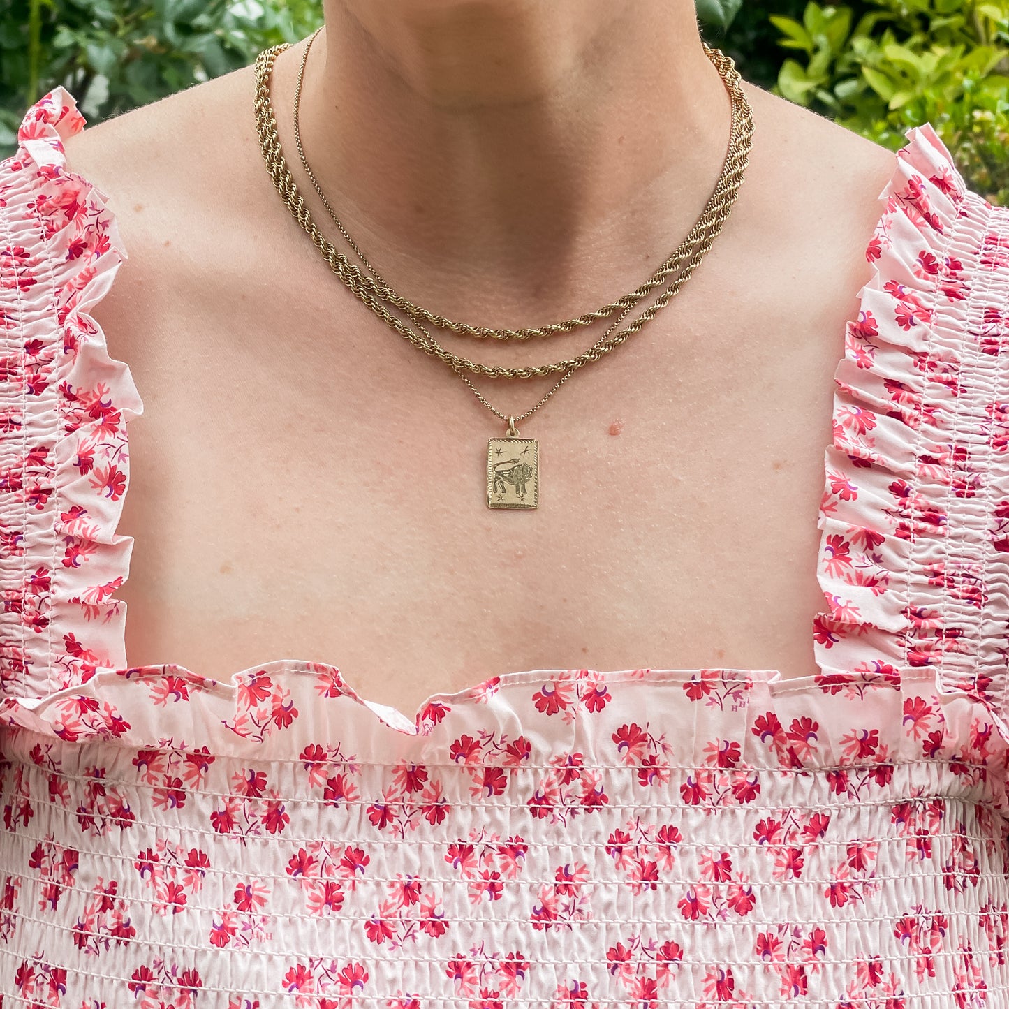 14k Leo Starburst Tarot Pendant - Jewelry by Carlyle Avenue