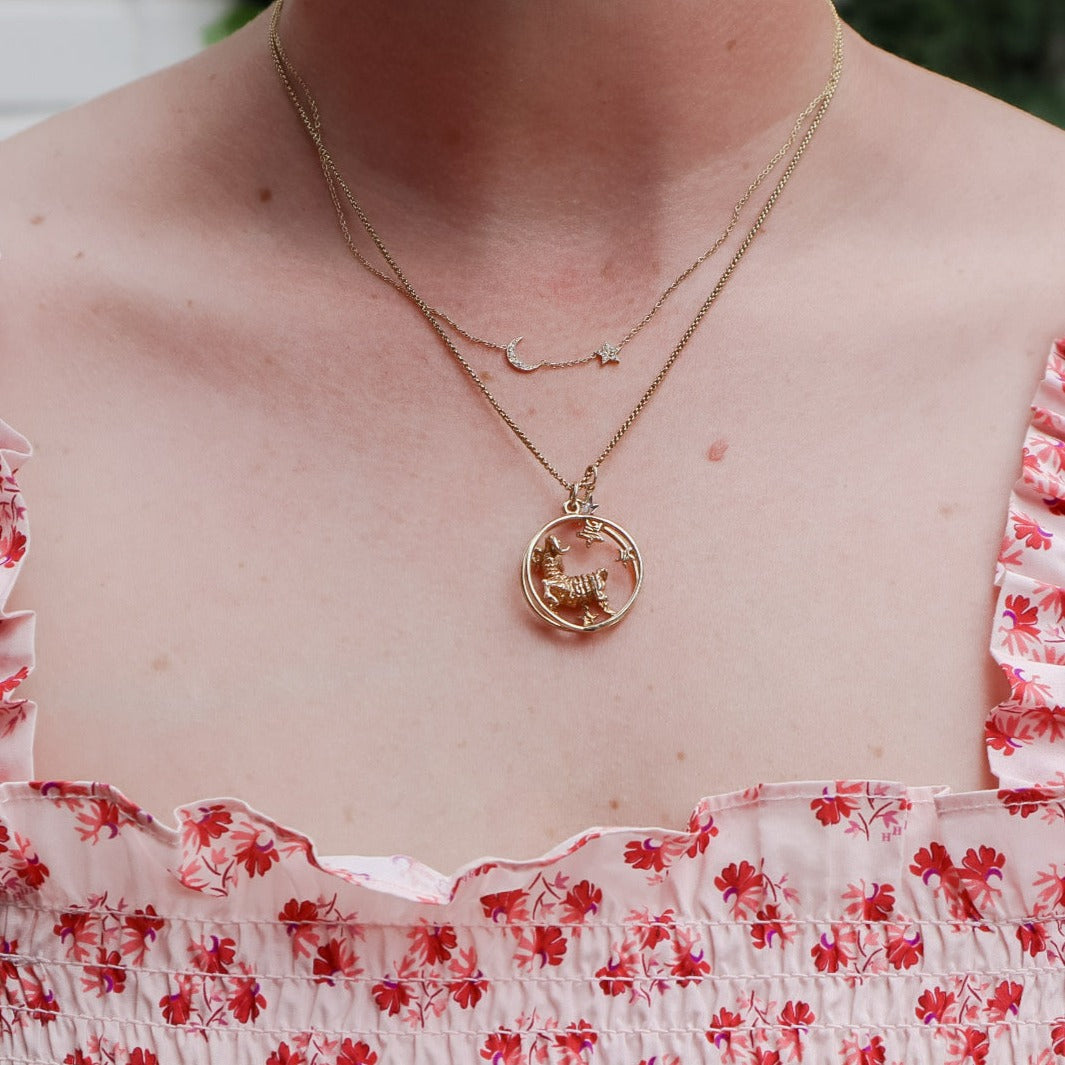 14k Aries Ram Charm - Jewelry by Carlyle Avenue