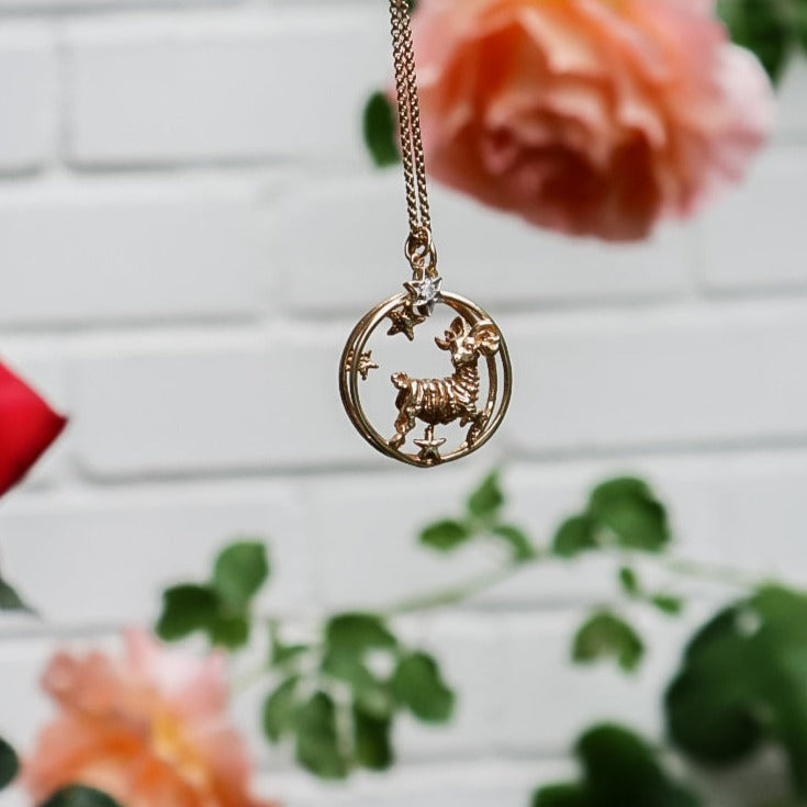 14k Aries Ram Charm - Jewelry by Carlyle Avenue