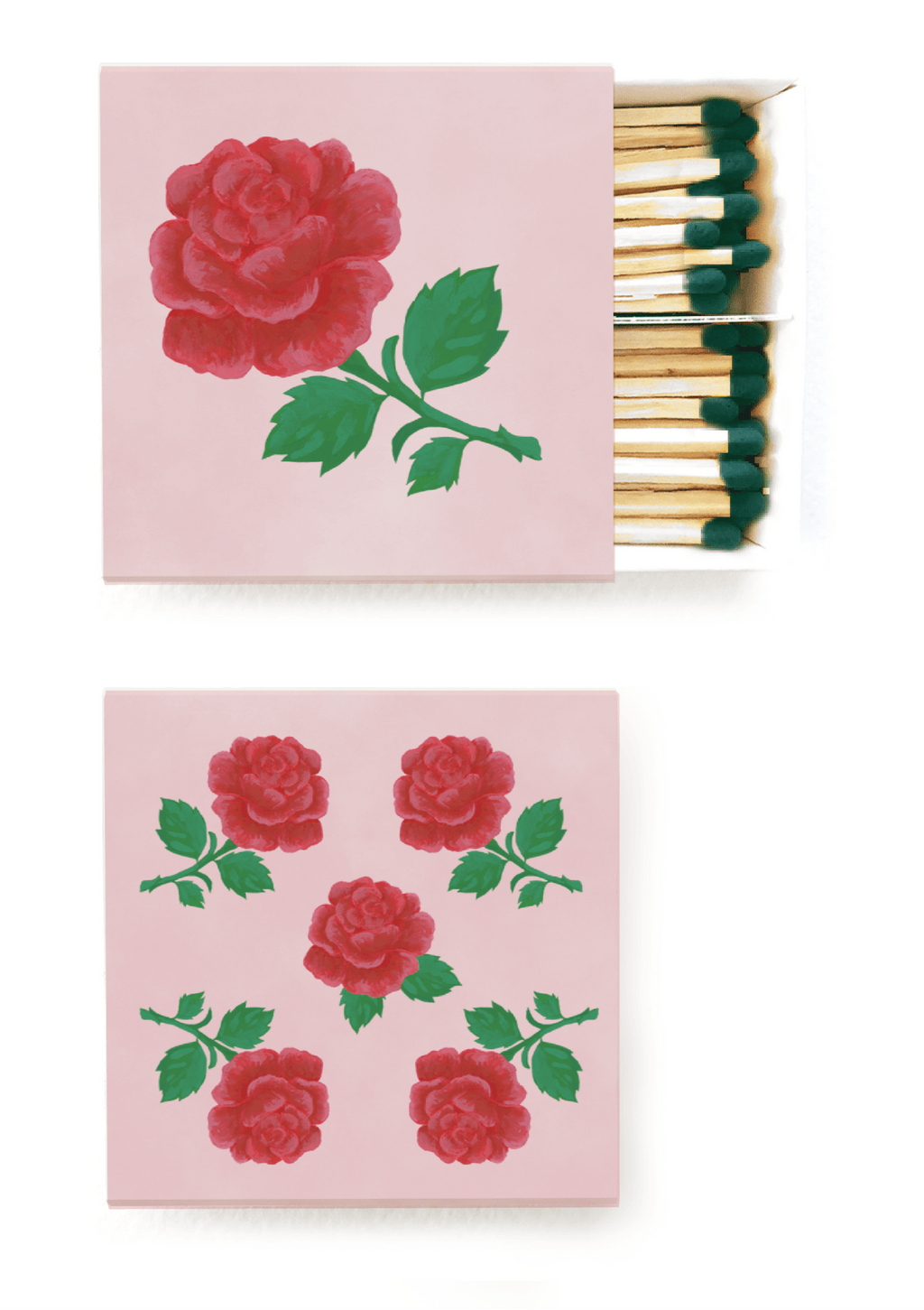ROSE MATCHBOX - Matches by Carlyle Avenue