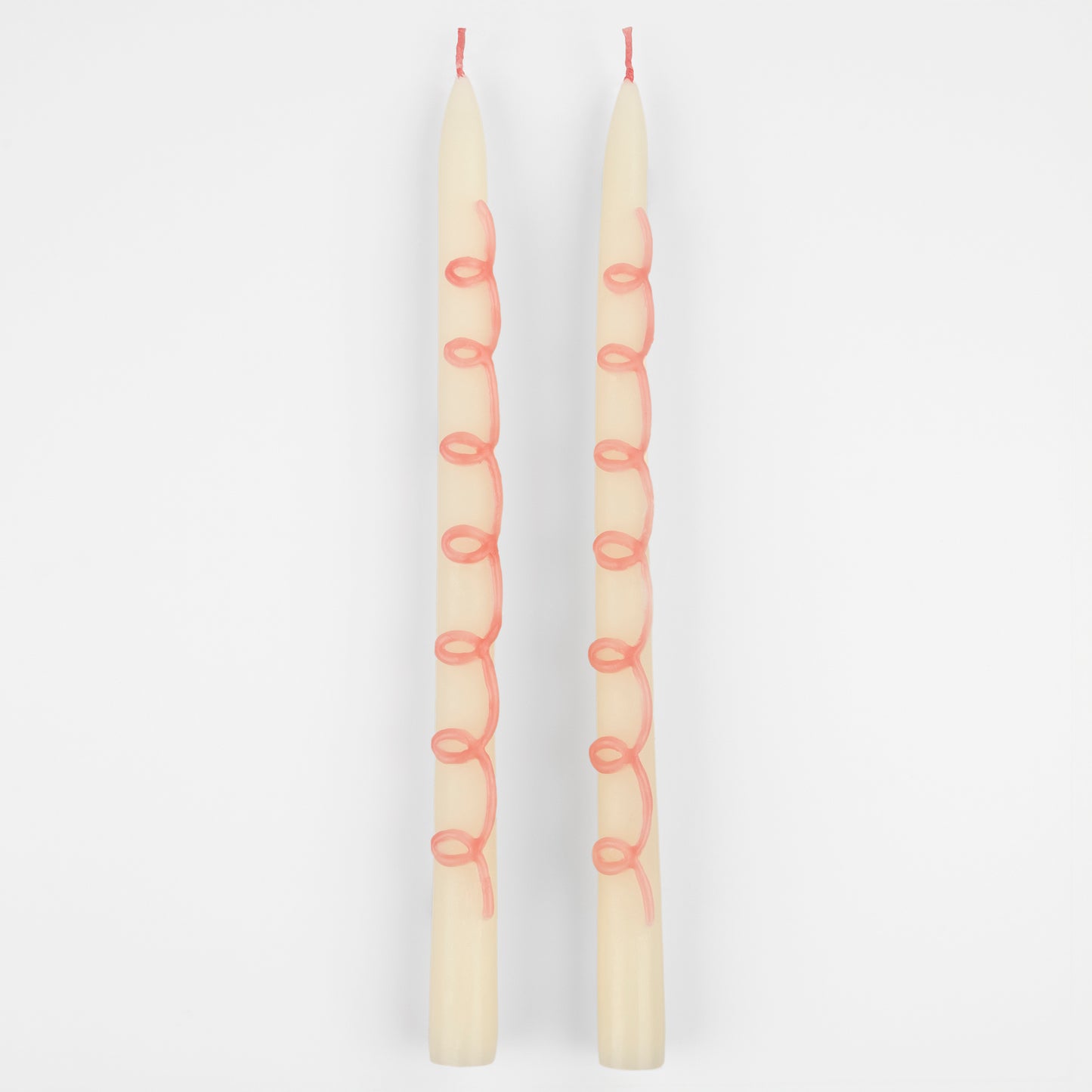 Pink Swirl Taper Candles - Candles by Carlyle Avenue