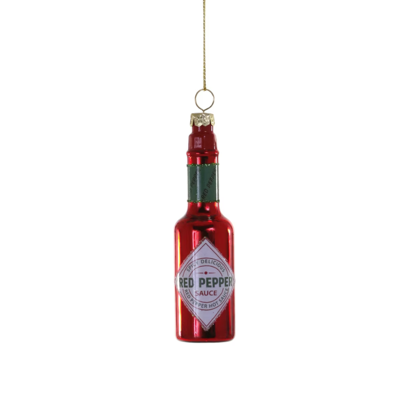 Hot Sauce Ornament - Red Pepper