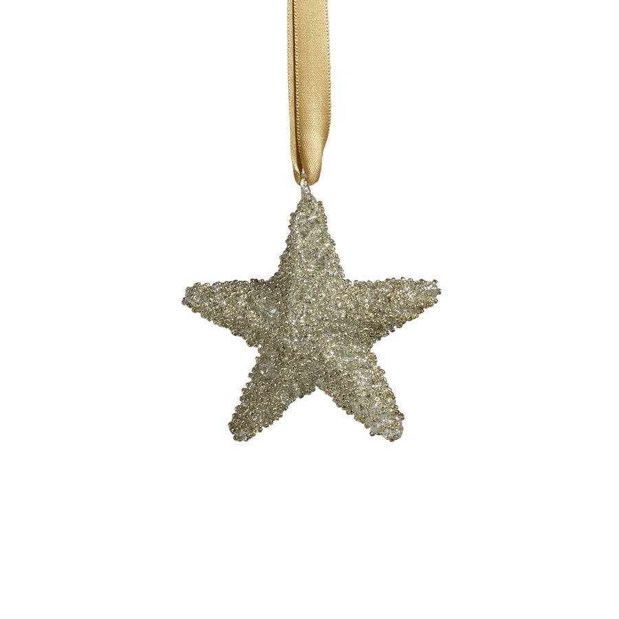 Silver Star Ornament - Set of 6 - Holiday Ornaments by Carlyle Avenue