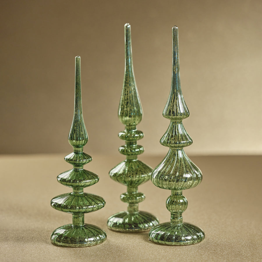 Decorative LED Finial - Green - Christmas Decor by Carlyle Avenue