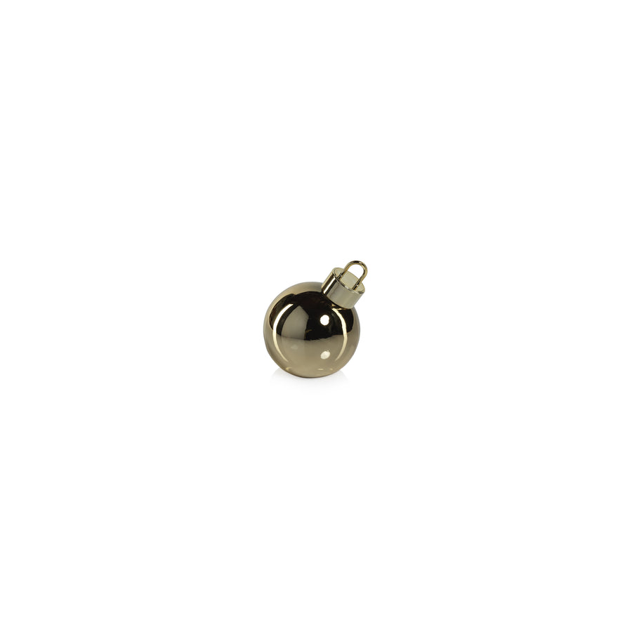 LED Metallic Glass Oversized Ornament Ball - Gold - Christmas Trees by Carlyle Avenue