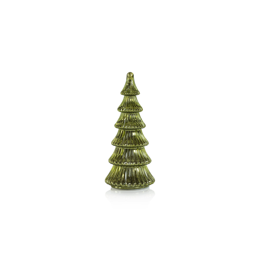 Davos LED Antique Tree - Green - Christmas Decor by Carlyle Avenue