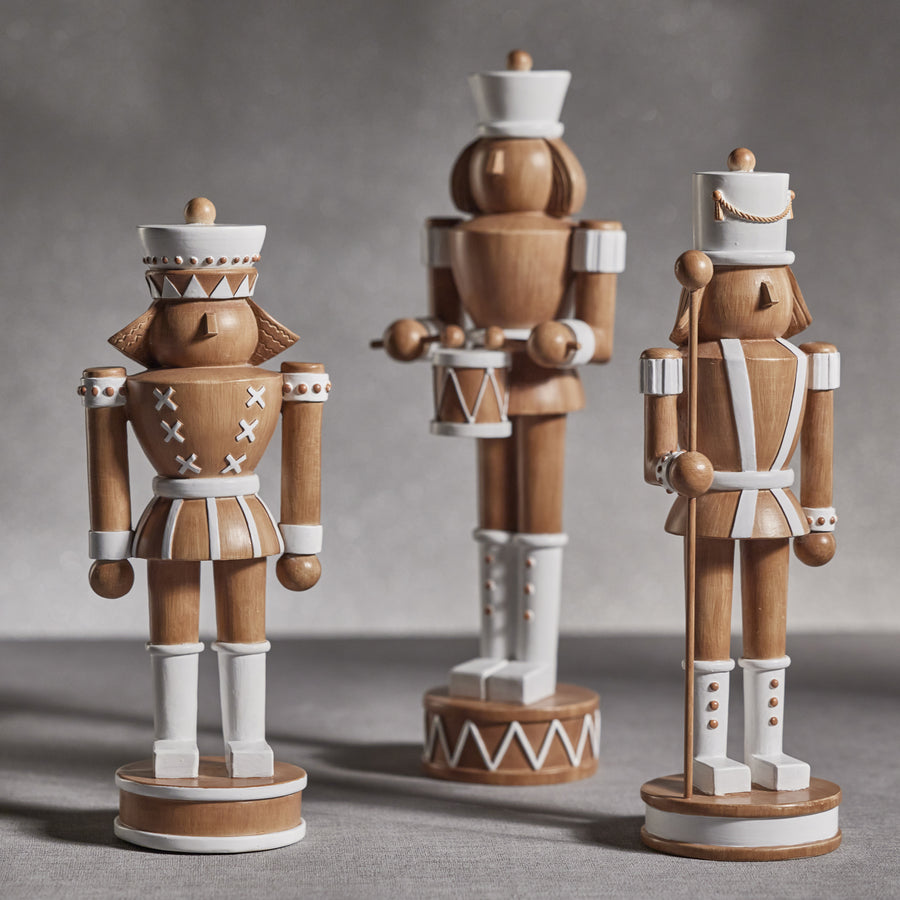 Decorative Nutcracker - Brown - Christmas Decor by Carlyle Avenue