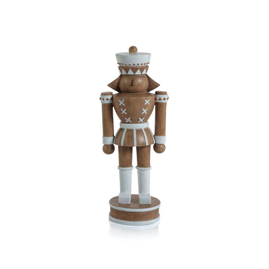 Decorative Nutcracker - Brown - Christmas Decor by Carlyle Avenue