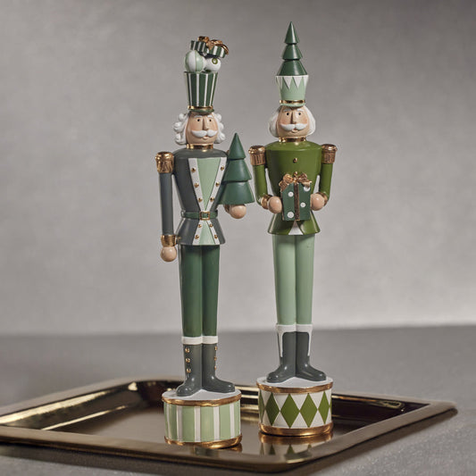 Nutcracker Soldier - Green - Christmas Decor by Carlyle Avenue