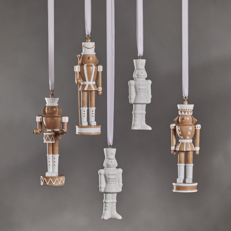 Nutcracker Ornaments - Brown - Christmas Decor by Carlyle Avenue